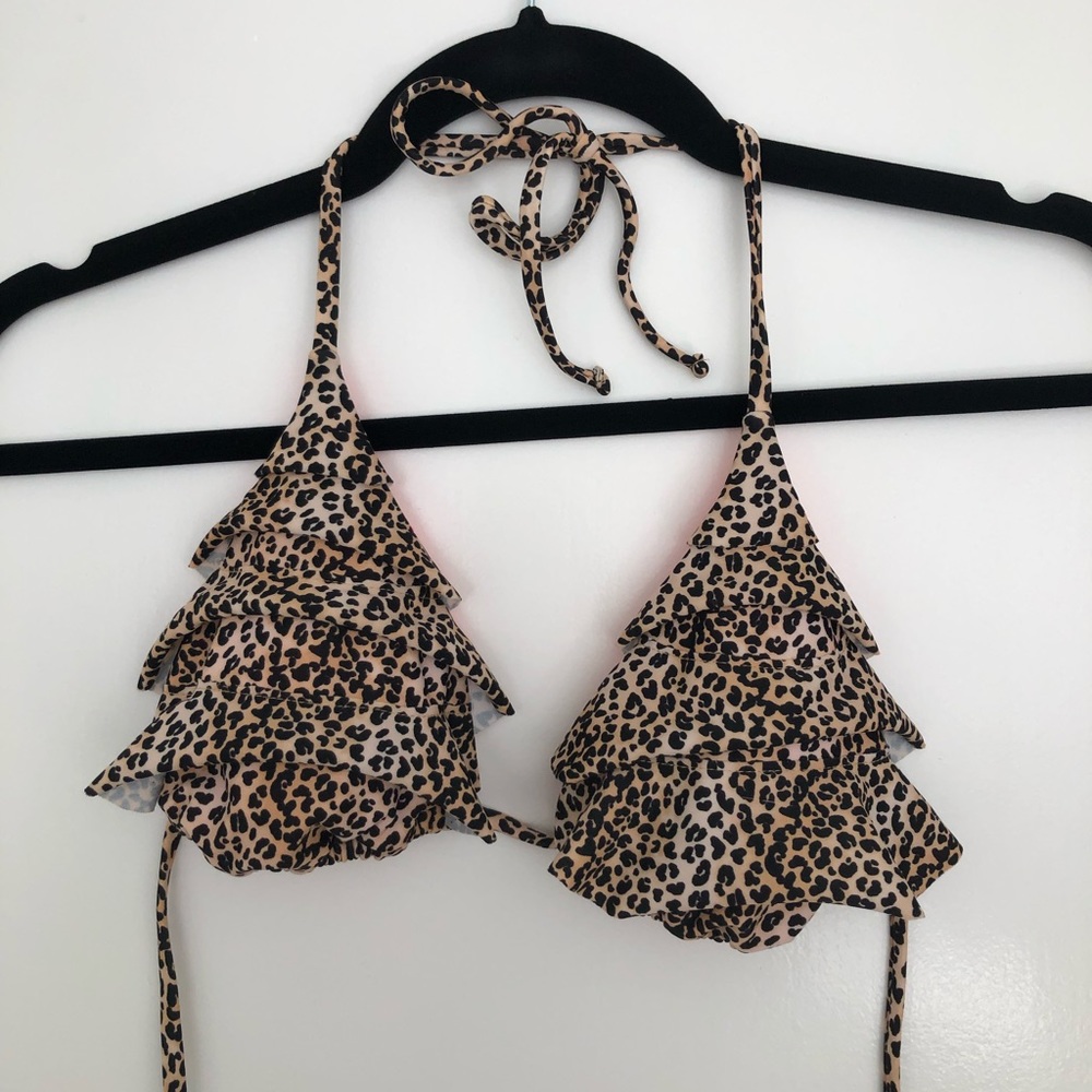 Leopard Bikini Top